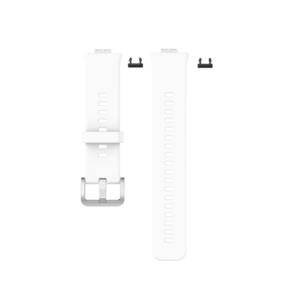Rigtigt slidstærk Huawei Watch Fit Silikone Rem - Hvid#serie_2
