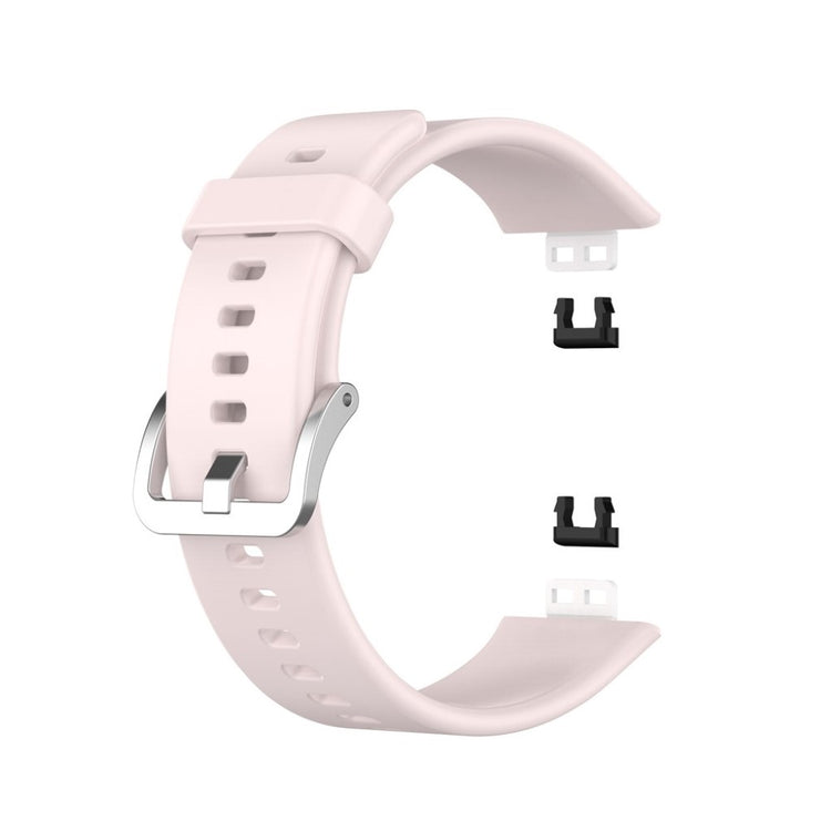 Rigtigt slidstærk Huawei Watch Fit Silikone Rem - Pink#serie_5