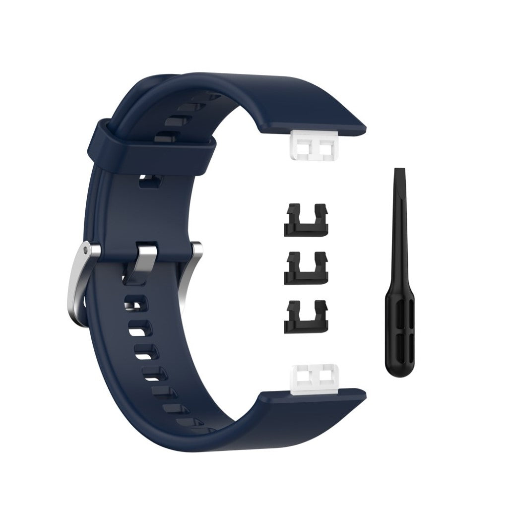 Super smuk Huawei Watch Fit Silikone Rem - Blå#serie_14