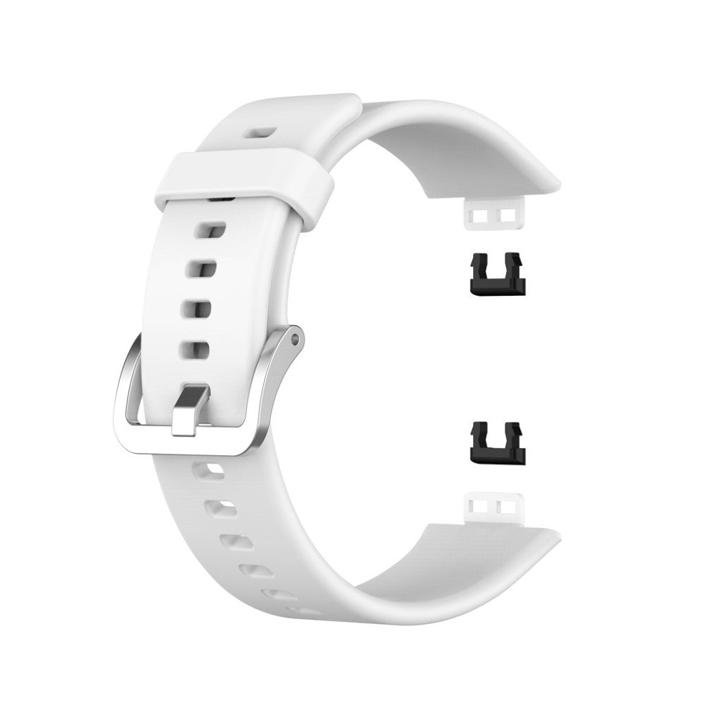 Rigtigt smuk Huawei Watch Fit Silikone Rem - Hvid#serie_2