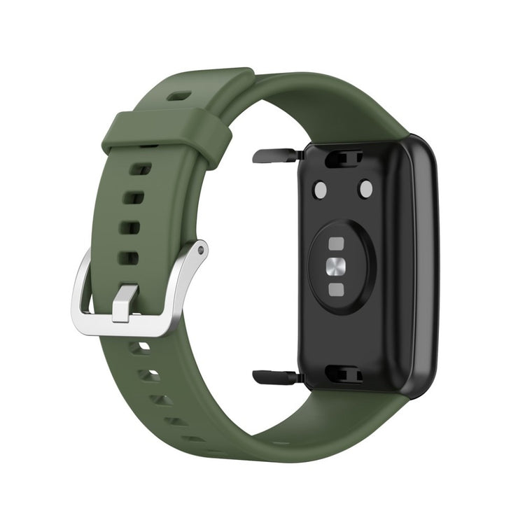 Super smuk Huawei Watch Fit Silikone Rem - Grøn#serie_3