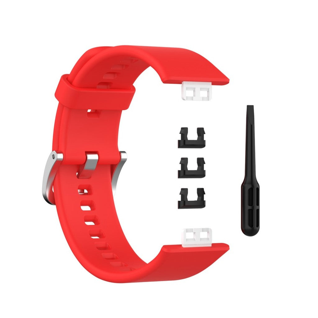 Super smuk Huawei Watch Fit Silikone Rem - Rød#serie_4