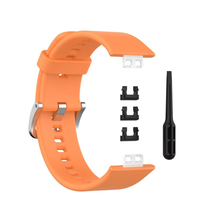 Super smuk Huawei Watch Fit Silikone Rem - Orange#serie_6