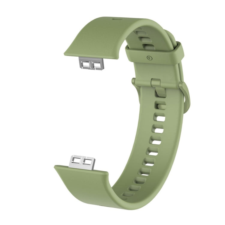 Komfortabel Huawei Watch Fit Silikone Rem - Grøn#serie_11