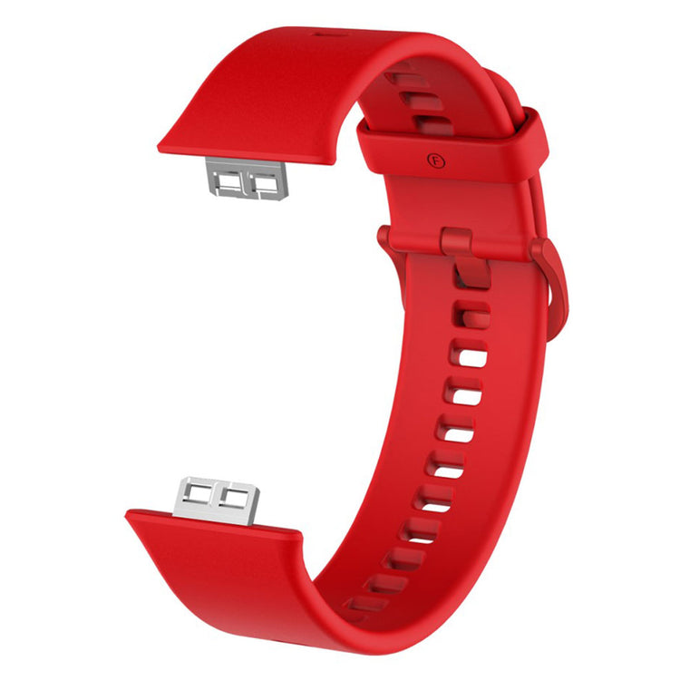 Helt vildt cool Huawei Watch Fit Silikone Rem - Rød#serie_4