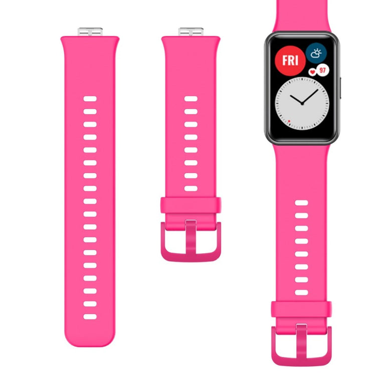 Helt vildt cool Huawei Watch Fit Silikone Rem - Pink#serie_6