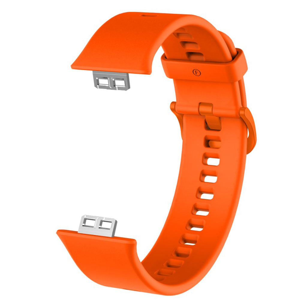 Helt vildt cool Huawei Watch Fit Silikone Rem - Orange#serie_9