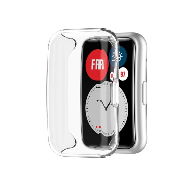 Vildt Fint Huawei Watch Fit Silikone Cover - Gennemsigtig#serie_9