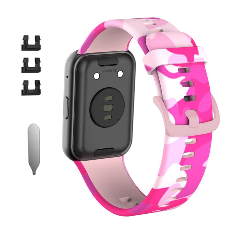 Vildt flot Huawei Watch Fit Silikone Rem - Pink#serie_6