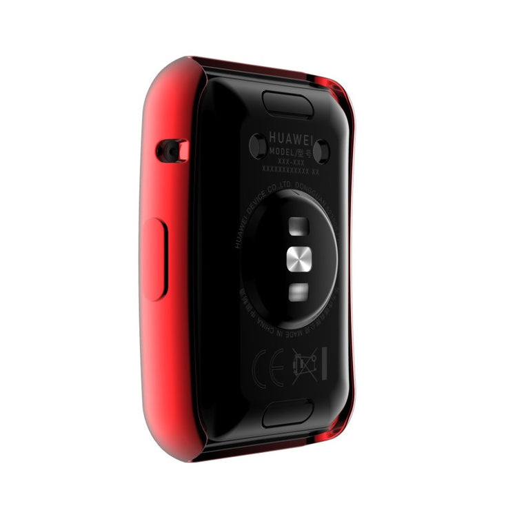 Super Flot Huawei Watch Fit Silikone Cover - Rød#serie_8