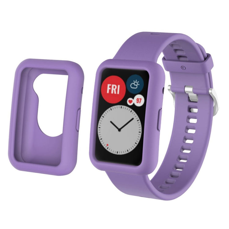 Flot Huawei Watch Fit Silikone Cover - Pink#serie_10