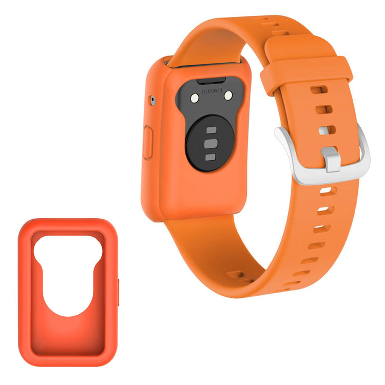 Flot Huawei Watch Fit Silikone Cover - Orange#serie_2