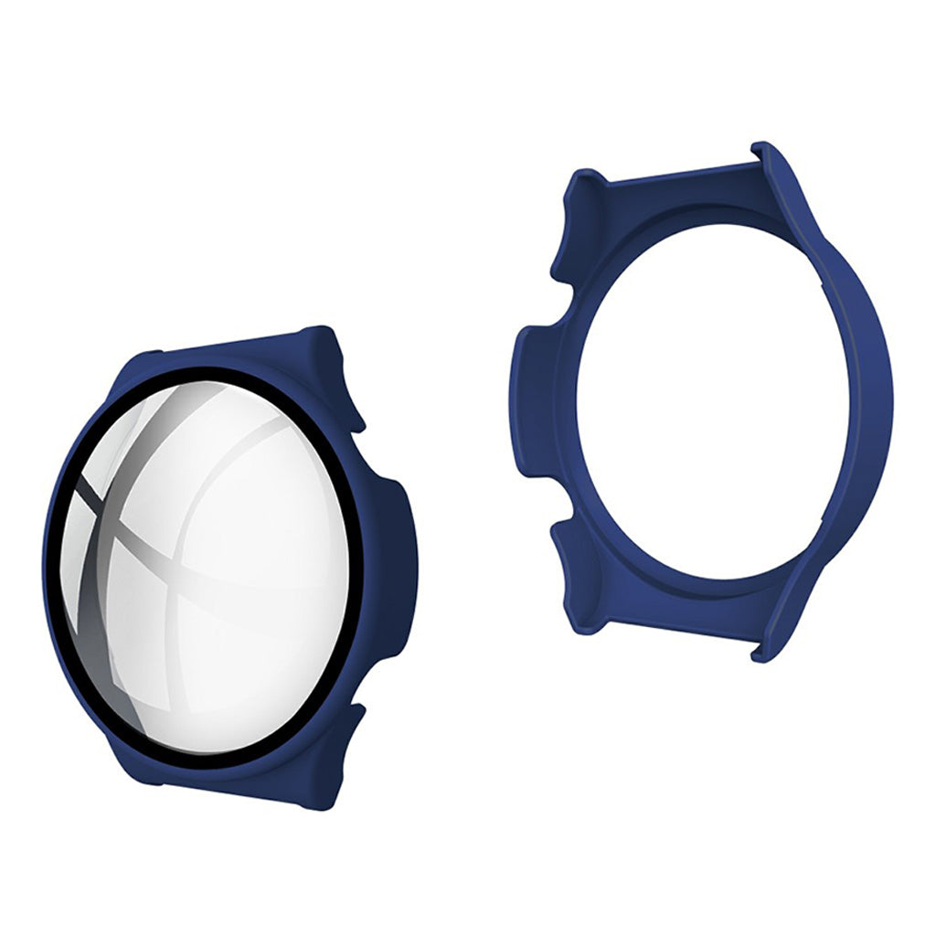 Rigtigt Fed Huawei Watch GT 2 Pro Cover med Skærmbeskytter i Plastik og Hærdet Glas - Blå#serie_6