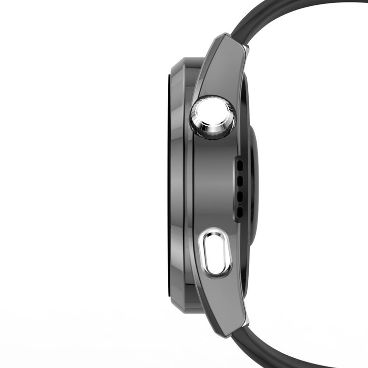 Mega Godt Huawei Watch 3 Cover med Skærmbeskytter i Plastik og Hærdet Glas - Sølv#serie_3