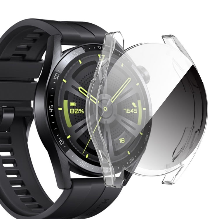 Flot Huawei Watch GT 3 (46mm) Plastik og Glas Cover - Gennemsigtig#serie_3