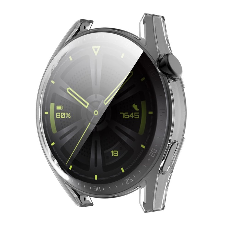 Flot Huawei Watch GT 3 (46mm) Plastik og Glas Cover - Gennemsigtig#serie_3
