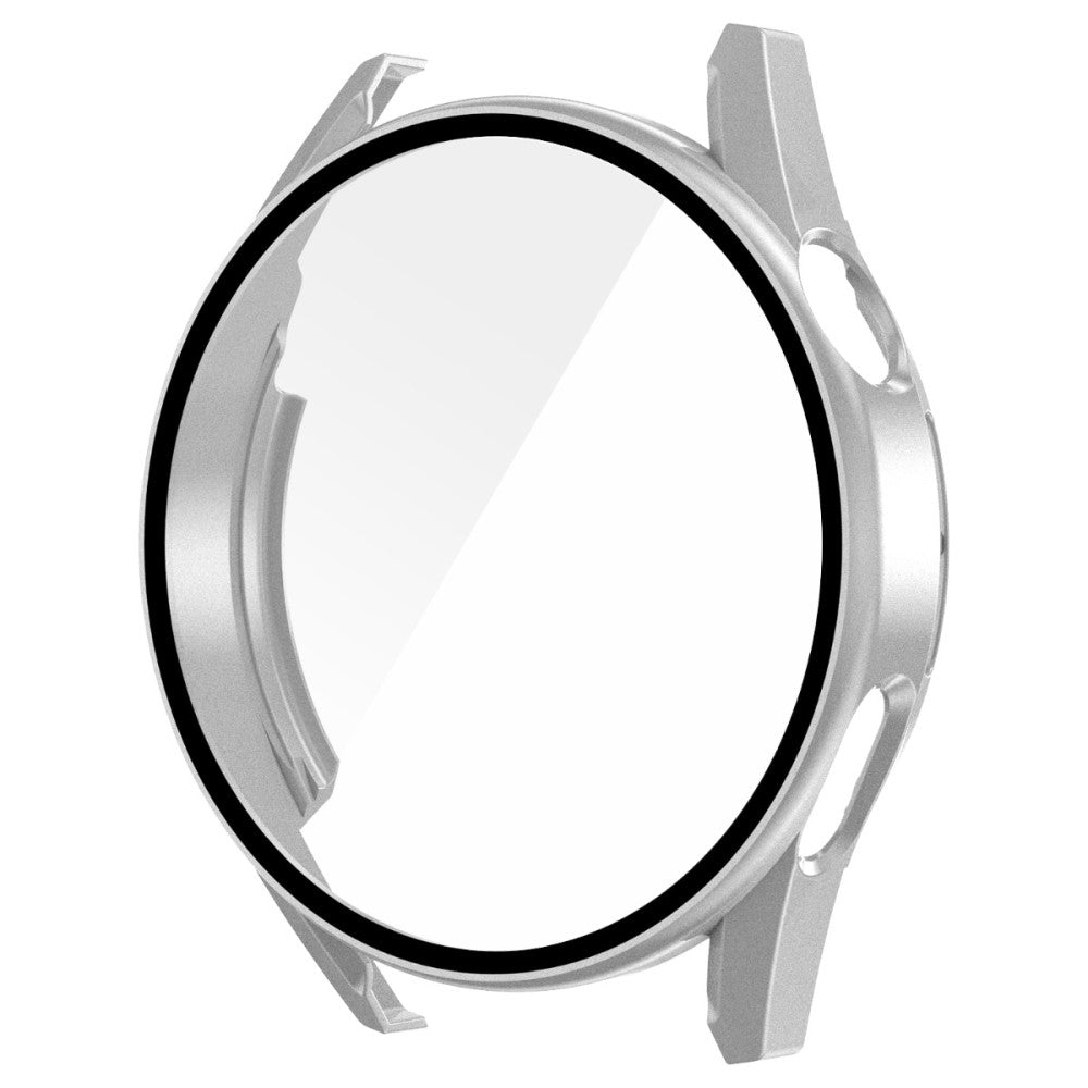 Rigtigt Flot Huawei Watch GT 3 (46mm) Cover med Skærmbeskytter i Plastik og Hærdet Glas - Sølv#serie_5