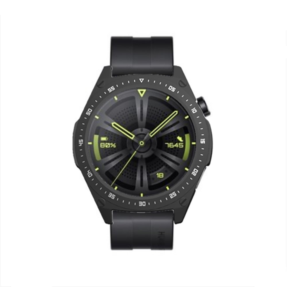 Rigtigt Fed Huawei Watch GT 3 (46mm) Plastik Cover - Sort#serie_4