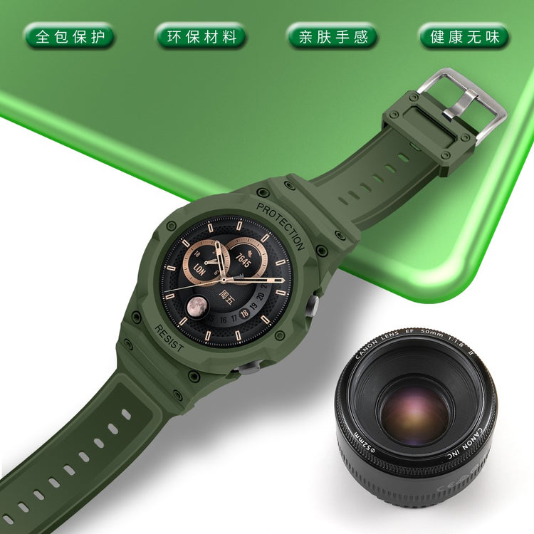 Cool Huawei Watch GT 2 46mm / Huawei Watch GT 2 42mm  Rem - Grøn#serie_3