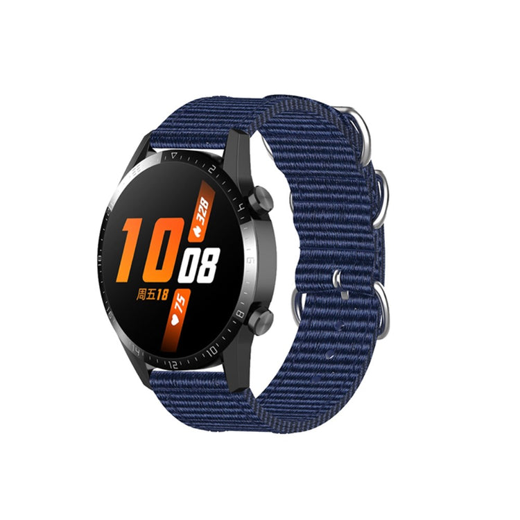  Huawei Watch GT Runner / Huawei Watch GT 3 (46mm) Nylon Rem - Blå#serie_8