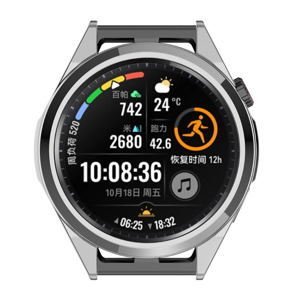 Huawei Watch GT Runner  Silikone Bumper  - Sølv#serie_2