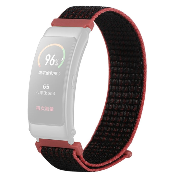 Mega fed Huawei Band 6 / Huawei Band 3 Nylon Rem - Rød#serie_5