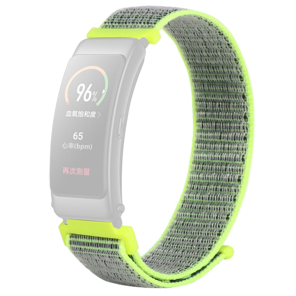 Mega fed Huawei Band 6 / Huawei Band 3 Nylon Rem - Gul#serie_6