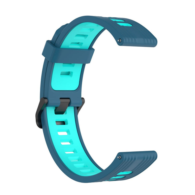 Rigtigt Skøn Silikone Universal Rem passer til Smartwatch - Blå#serie_8