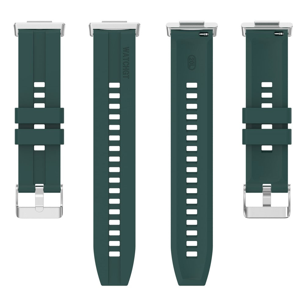 Slidstærk Huawei Watch Fit 2 Silikone Urrem - Grøn#serie_11