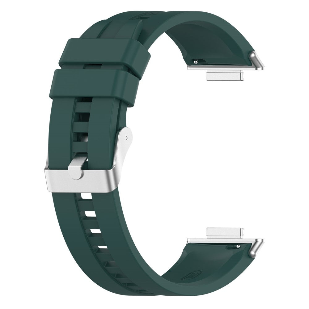 Mega hårdfør Huawei Watch Fit 2 Silikone Rem - Grøn#serie_11