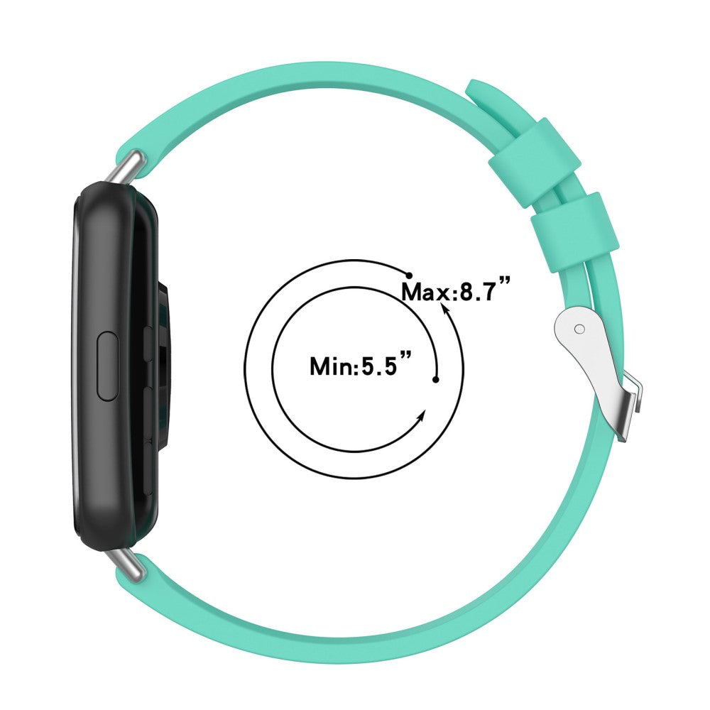 Slidstærk Huawei Watch Fit 2 Silikone Urrem - Blå#serie_12
