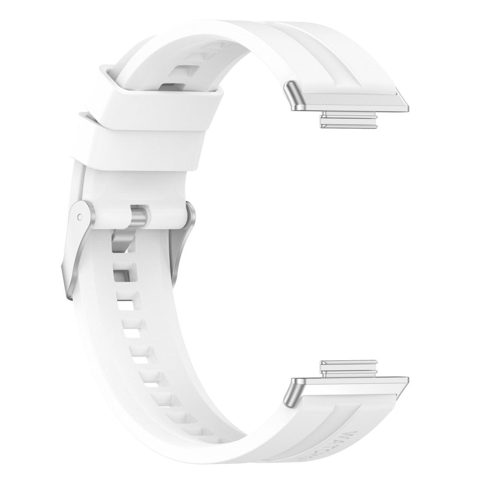Slidstærk Huawei Watch Fit 2 Silikone Urrem - Hvid#serie_2