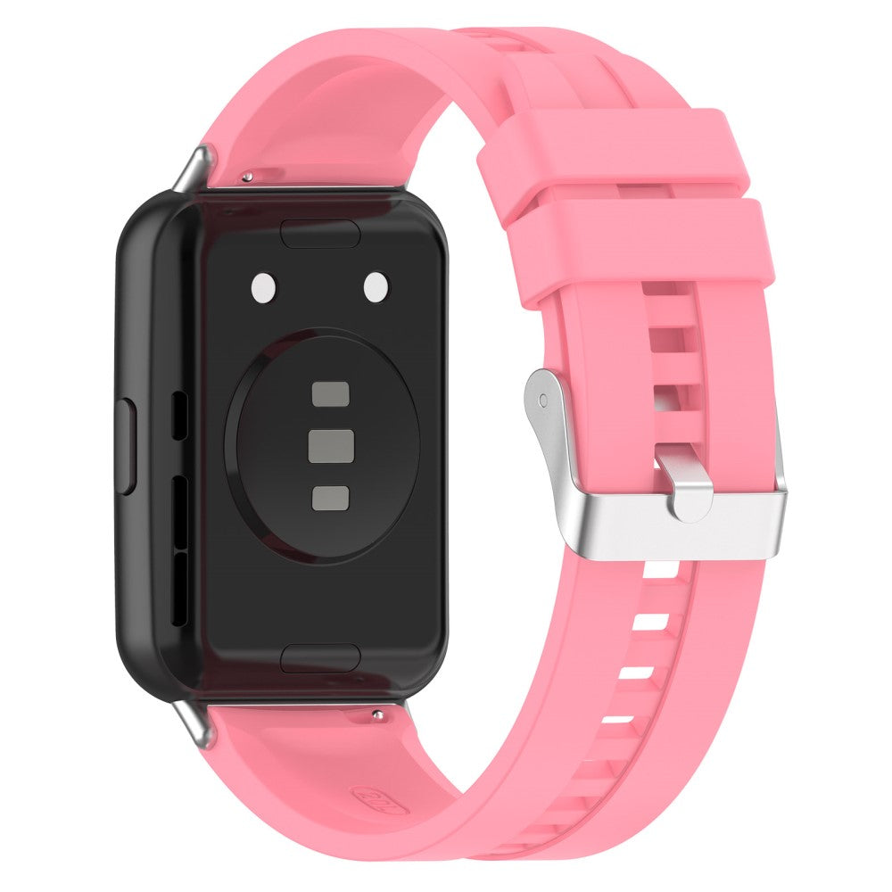 Slidstærk Huawei Watch Fit 2 Silikone Urrem - Pink#serie_5