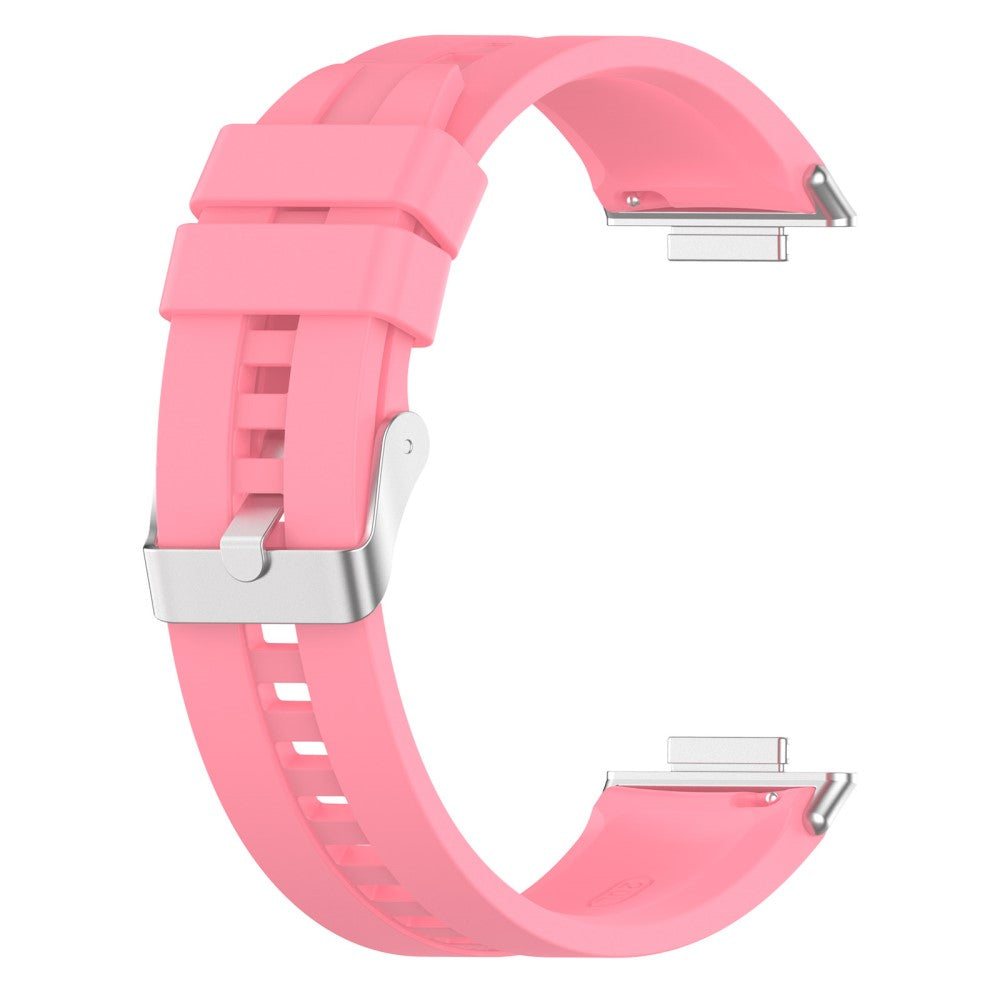 Mega hårdfør Huawei Watch Fit 2 Silikone Rem - Pink#serie_5