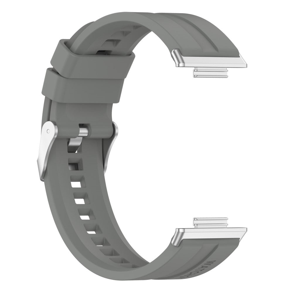 Slidstærk Huawei Watch Fit 2 Silikone Urrem - Sølv#serie_7