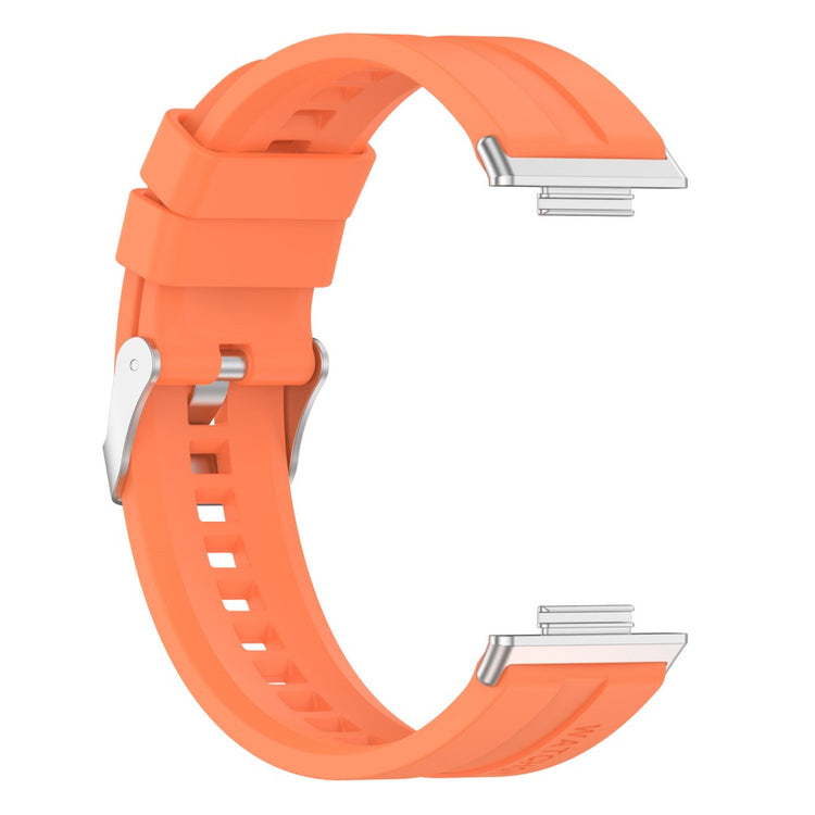 Slidstærk Huawei Watch Fit 2 Silikone Urrem - Orange#serie_8