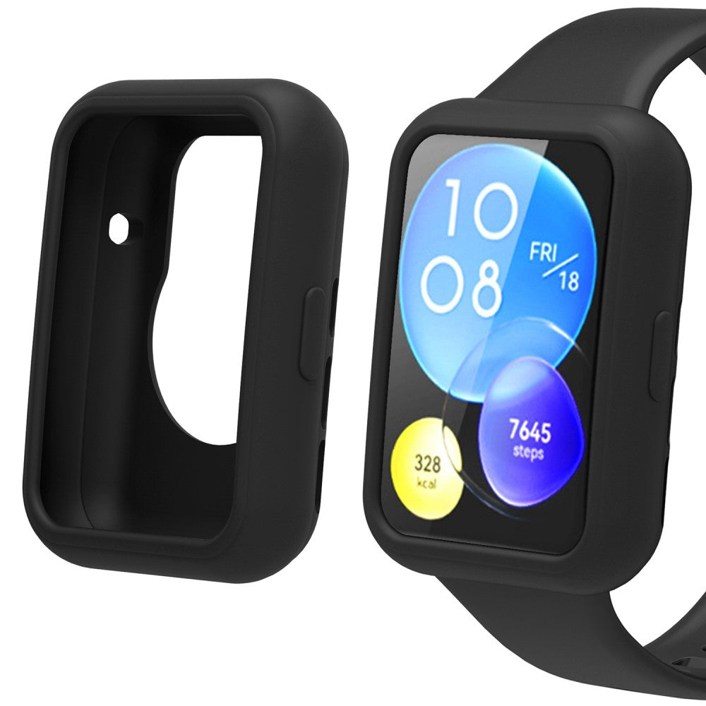 Fint Huawei Watch Fit 2 Silikone Cover - Sort#serie_3