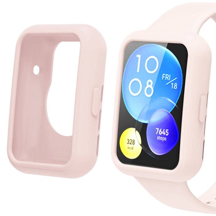 Fint Huawei Watch Fit 2 Silikone Cover - Pink#serie_9
