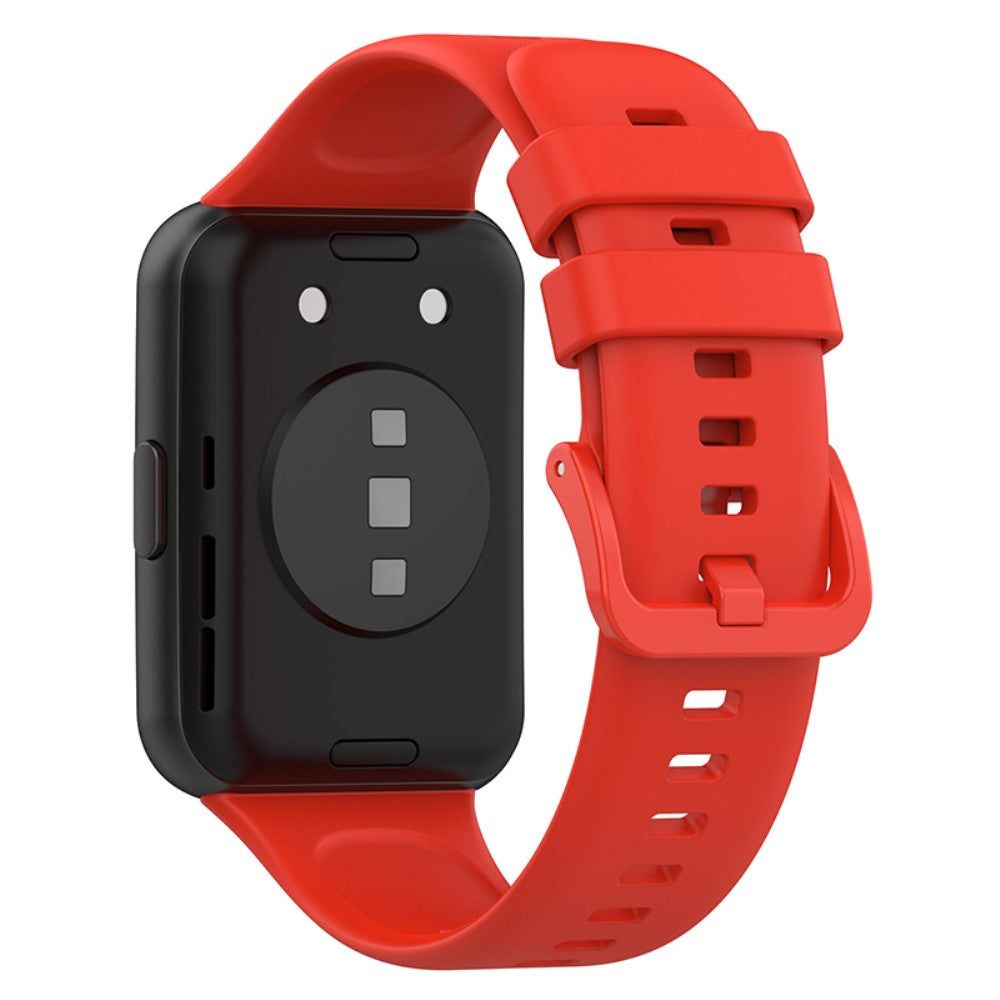 Meget sejt Huawei Watch Fit 2 Silikone Rem - Rød#serie_8