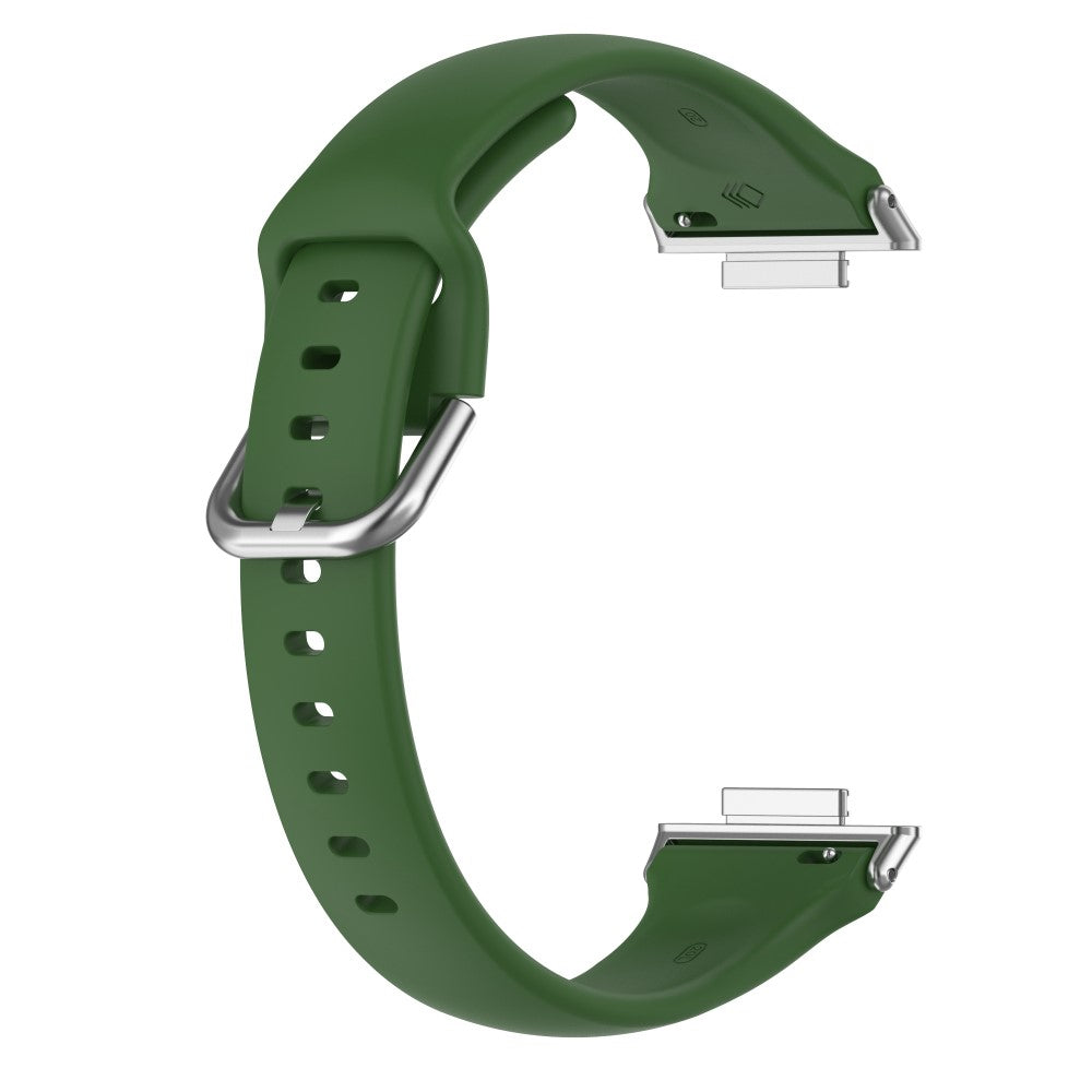 Meget fint Huawei Watch Fit 2 Silikone Rem - Grøn#serie_10