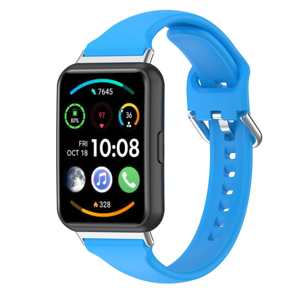 Meget fint Huawei Watch Fit 2 Silikone Rem - Blå#serie_11