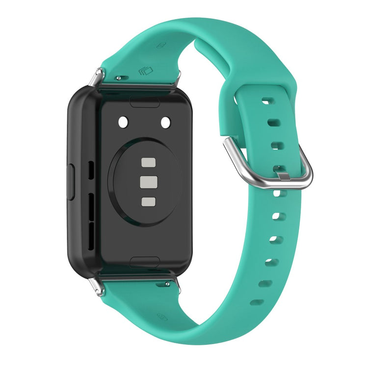 Meget fint Huawei Watch Fit 2 Silikone Rem - Grøn#serie_3