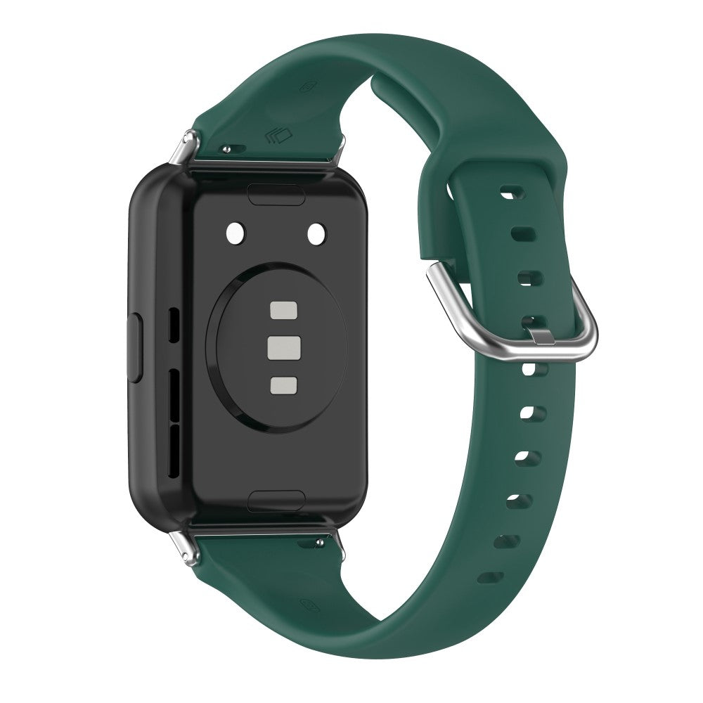 Meget fint Huawei Watch Fit 2 Silikone Rem - Grøn#serie_4