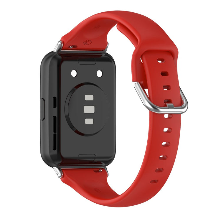 Meget fint Huawei Watch Fit 2 Silikone Rem - Rød#serie_7