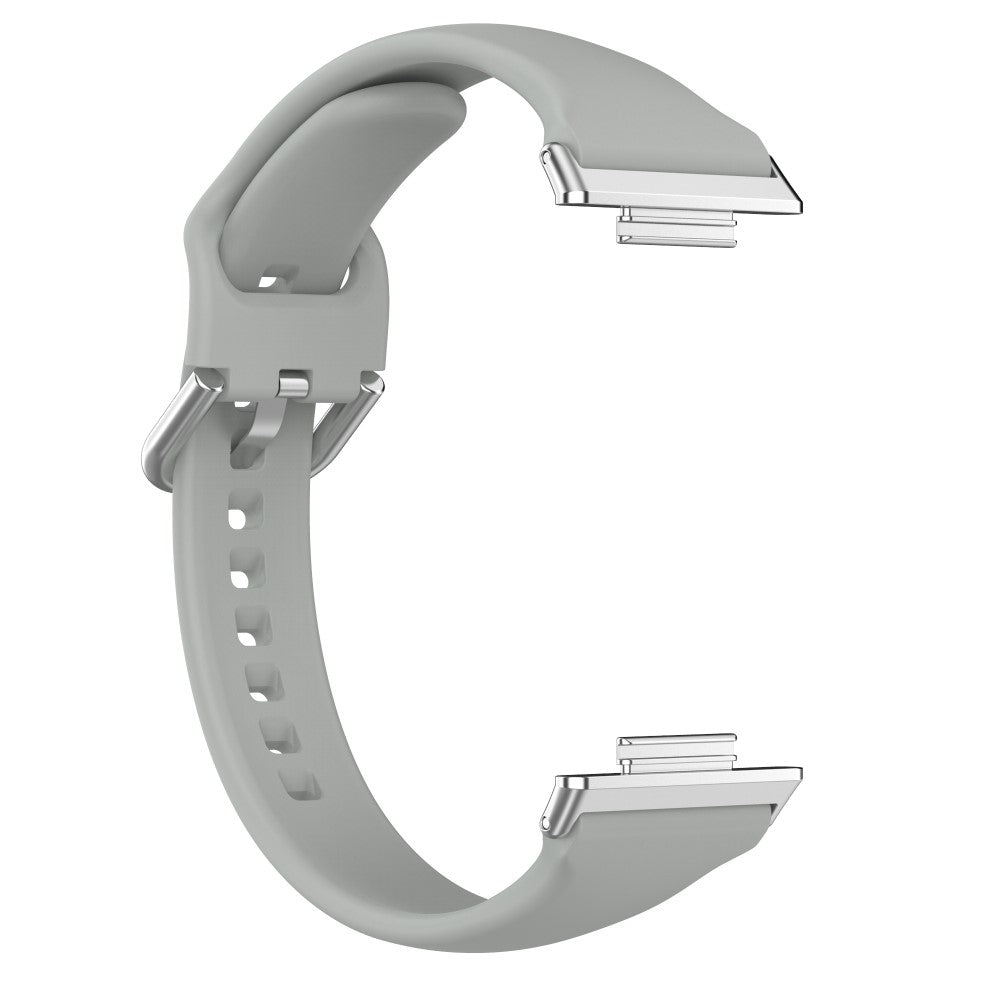 Meget fint Huawei Watch Fit 2 Silikone Rem - Sølv#serie_8