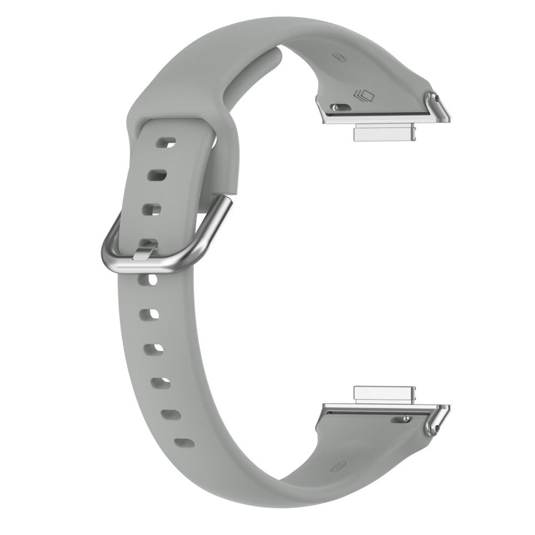 Meget fint Huawei Watch Fit 2 Silikone Rem - Sølv#serie_8