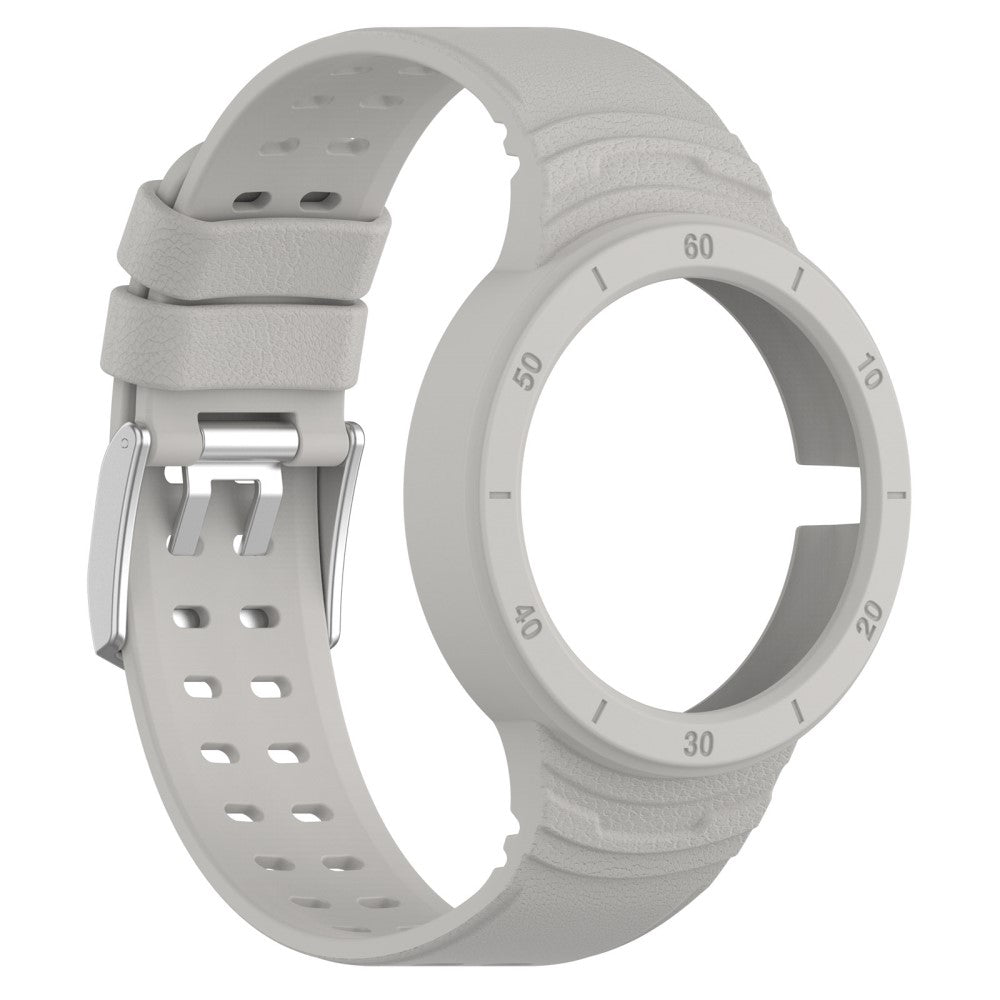 Helt vildt pænt Huawei Watch GT Cyber Silikone Rem - Sølv#serie_7