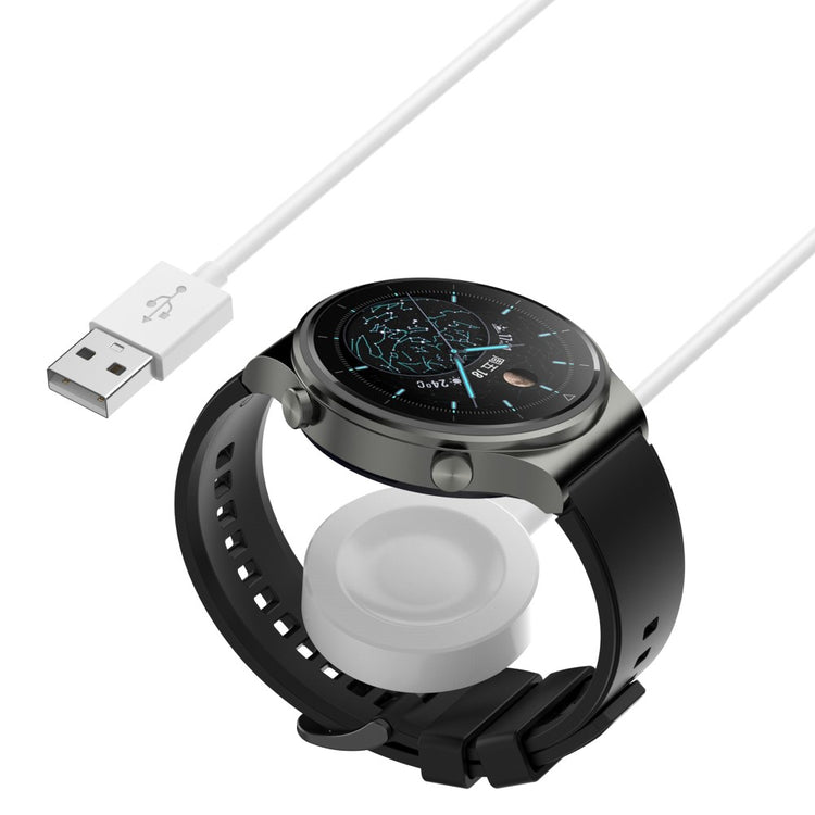 1m Plastik Huawei Watch GT Cyber Magnetisk Ladestation - Hvid#serie_1