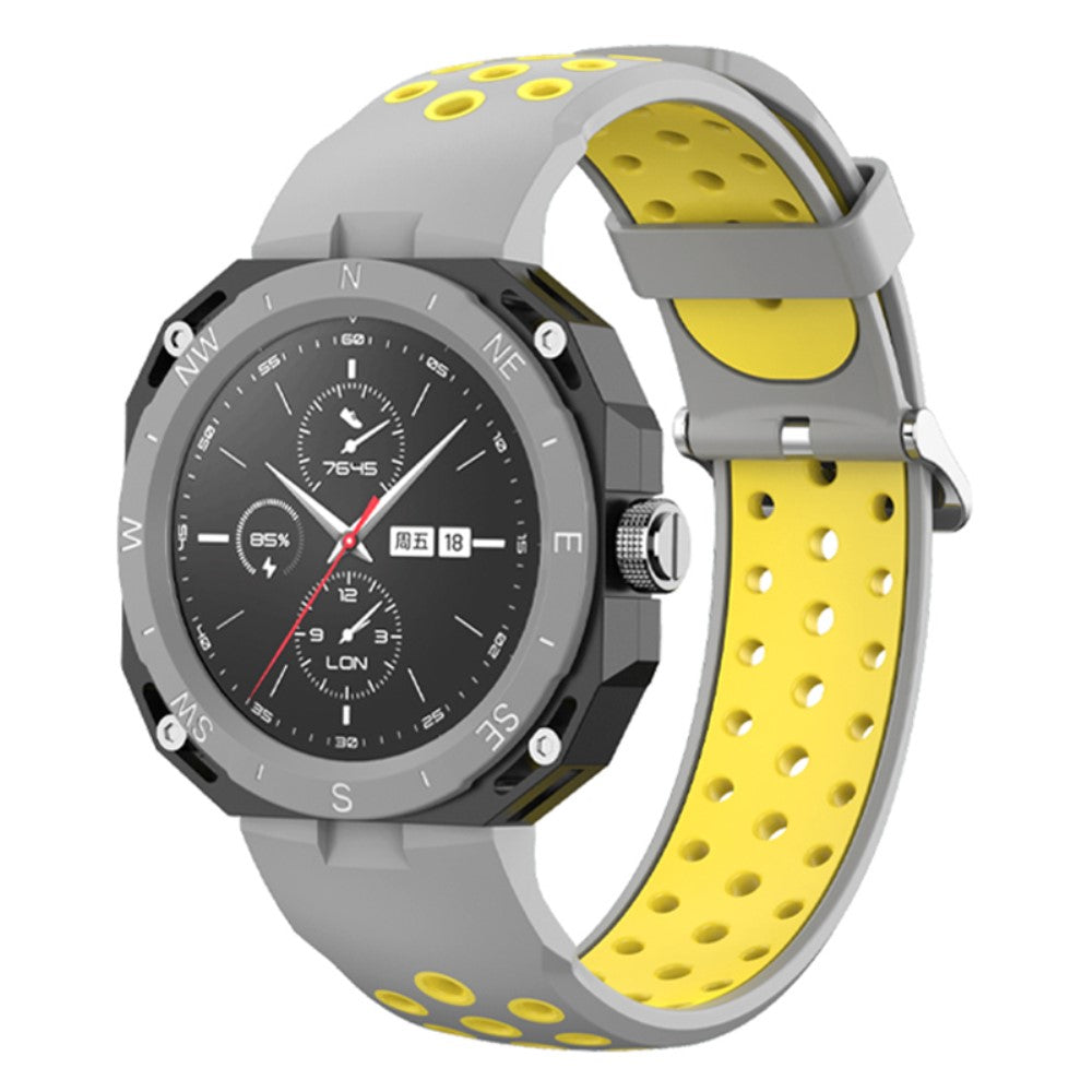 Vildt rart Huawei Watch GT Cyber Silikone Rem - Gul#serie_6