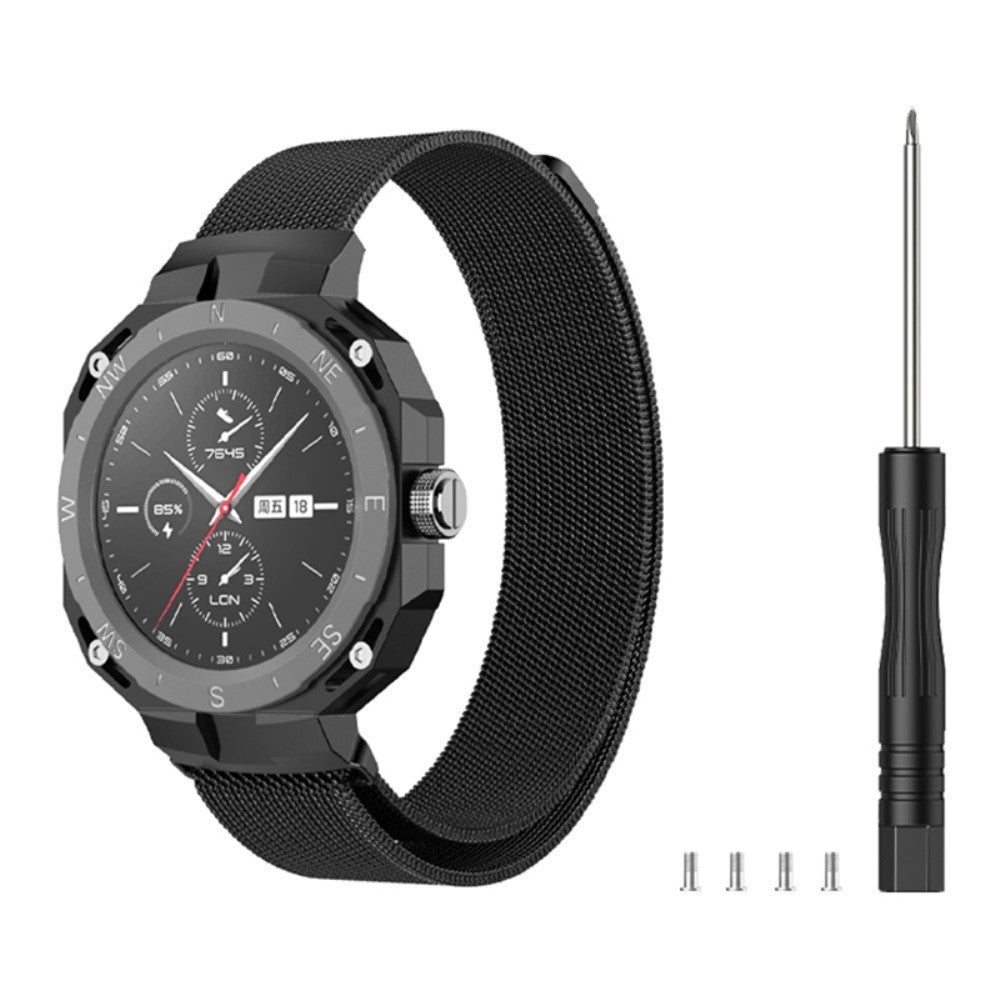 Meget smuk Huawei Watch GT Cyber Metal Rem - Sort#serie_2